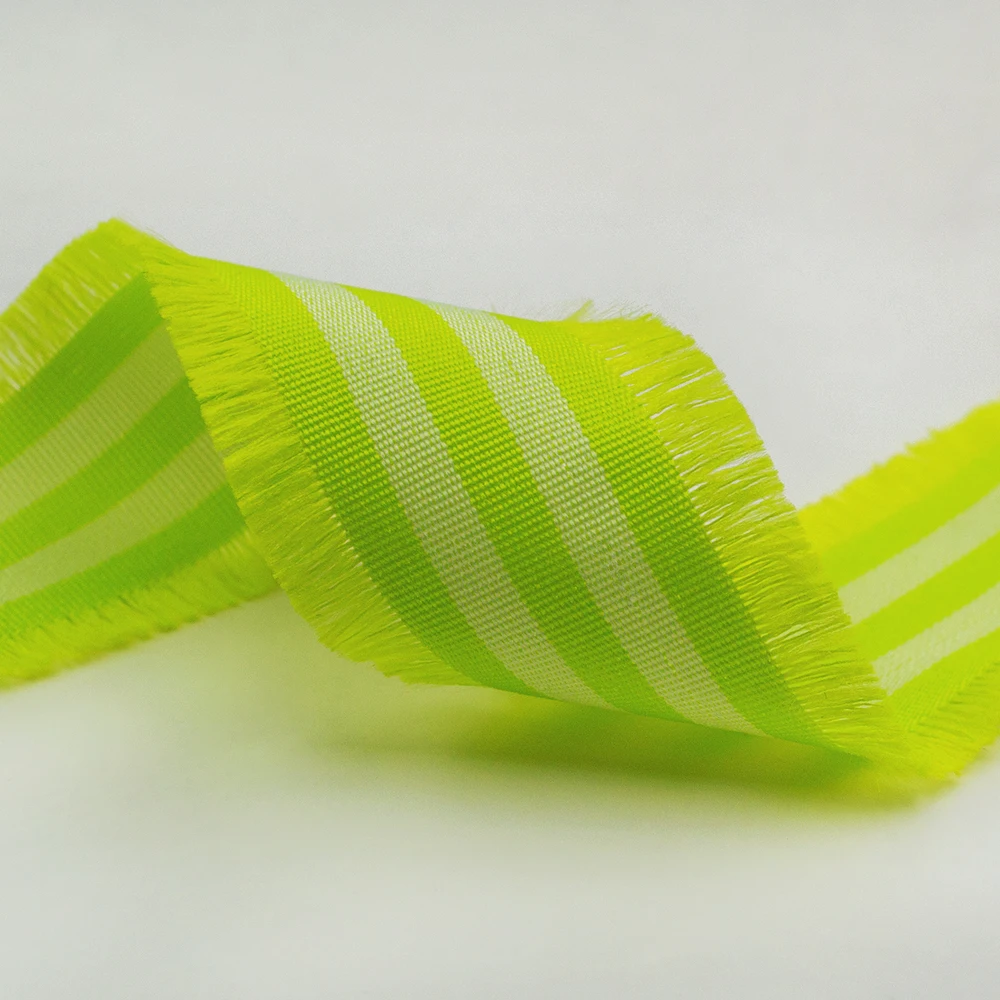 Gordon Ribbons Tassel Edge Striped Ribbon Ethnic Style Lace Webbing DIY Sewing Decorative Fabric Accessories