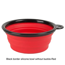 Силиконовая дорожная Выдвижная миска для еды для собак, 350 мл