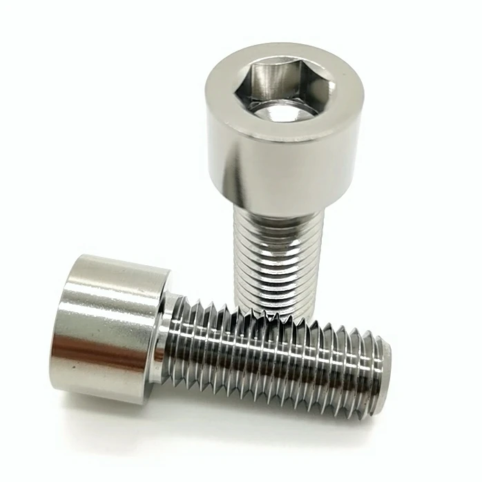 ZFTi DIN912 Gr2 Gr5 M6x20 Titanium Hex Socket Head Cap Bolt