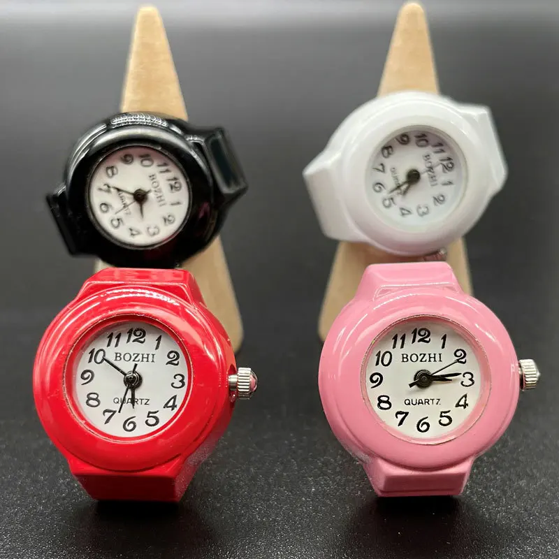 Free Size Luxury Rings Quartz Watches Men Women Students Couple Ring Watch Ladies Fashion Clock relojes