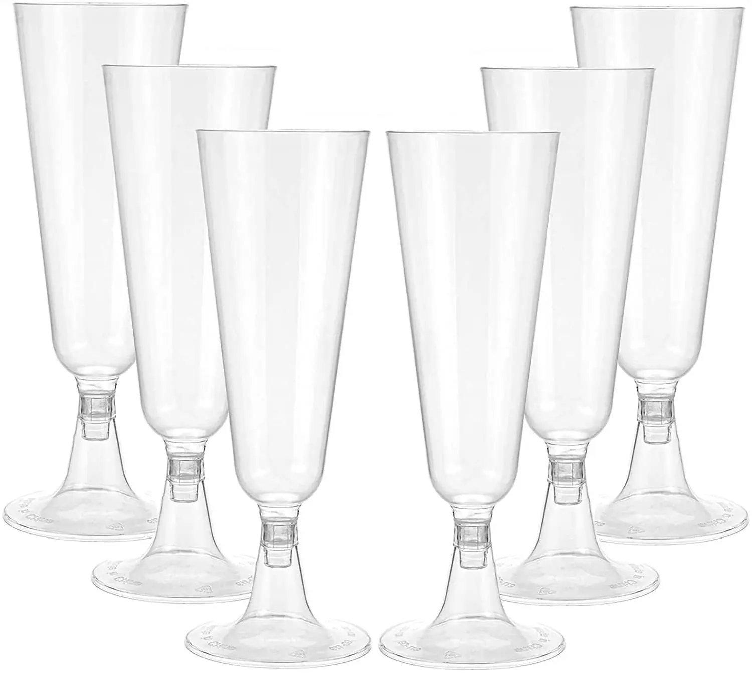 Custom Fashion Plastic Transparent Disposable Drinking Cup Disposable Transparent Plastic Champagne Cup For Party