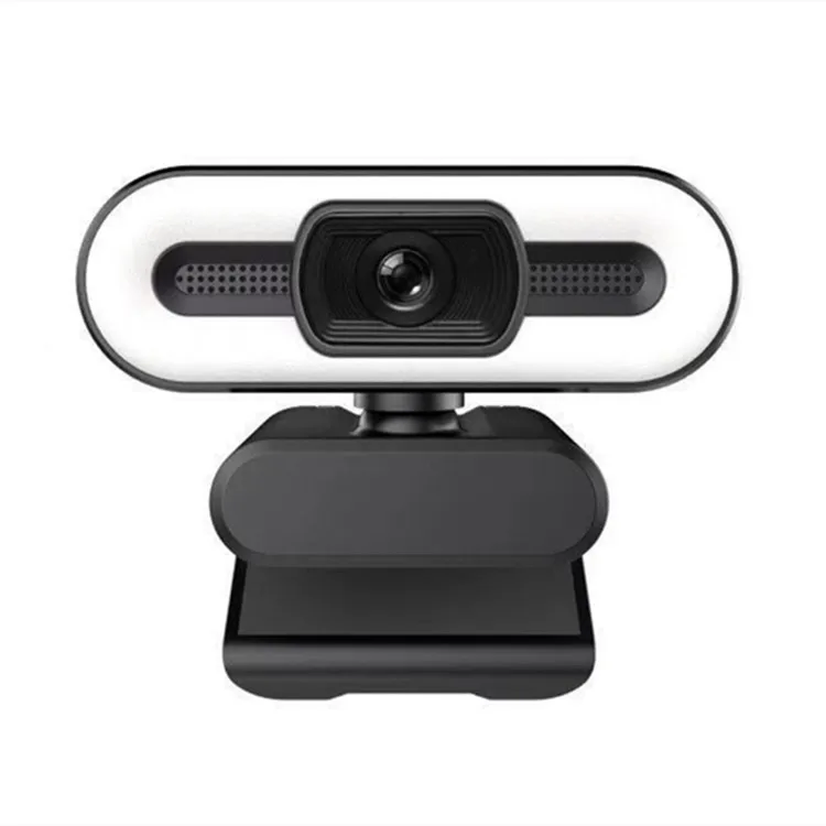 2K Full HD Camera Pc Computer Built In Microphone For Laptop Auto Focus With Fill Light Rotatable For Youtube Video Recording