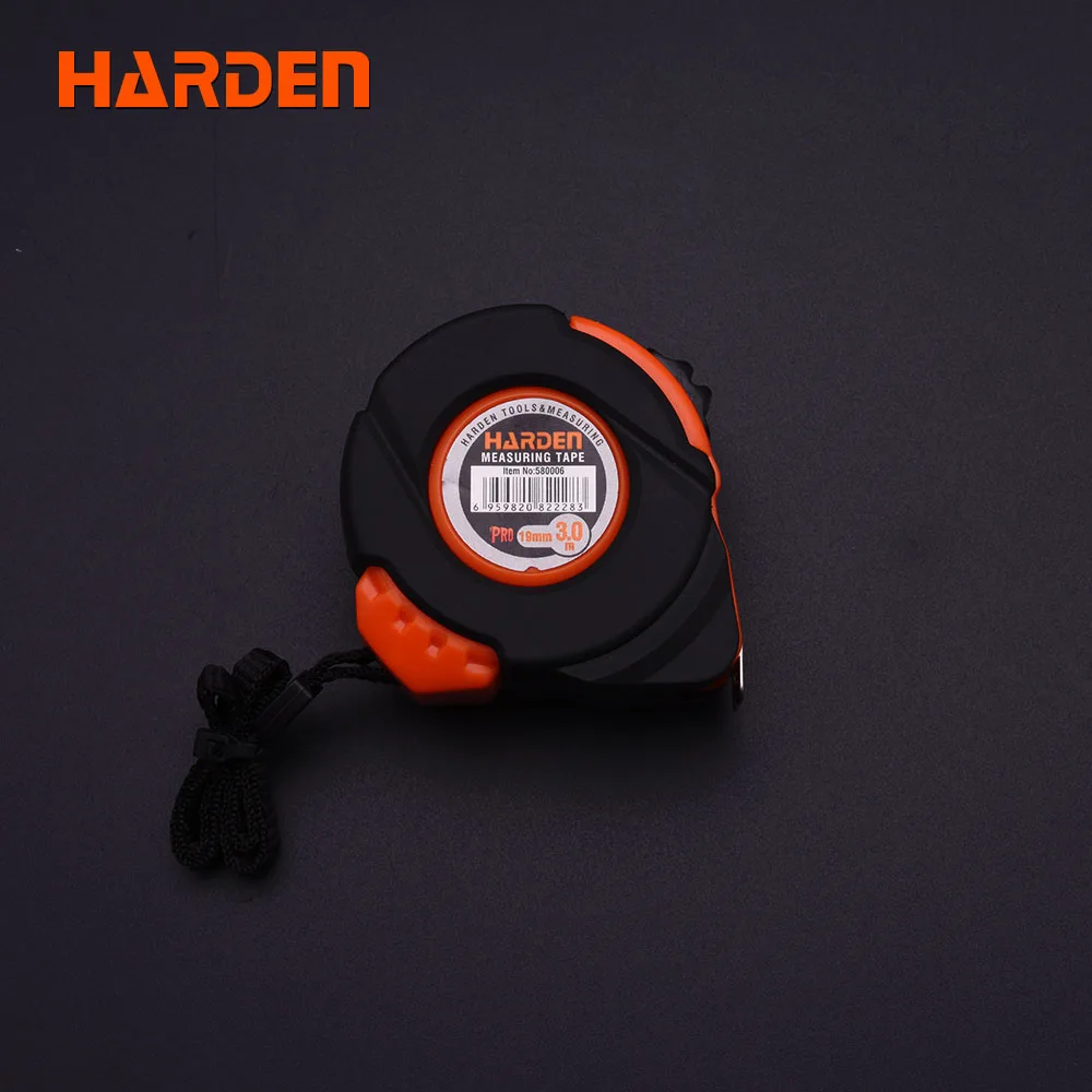 Стальная рулетка HARDEN 3-10 м с корпусом из АБС-пластика и 65Mn-лентой толщиной 0 12 мм ручной измерительный