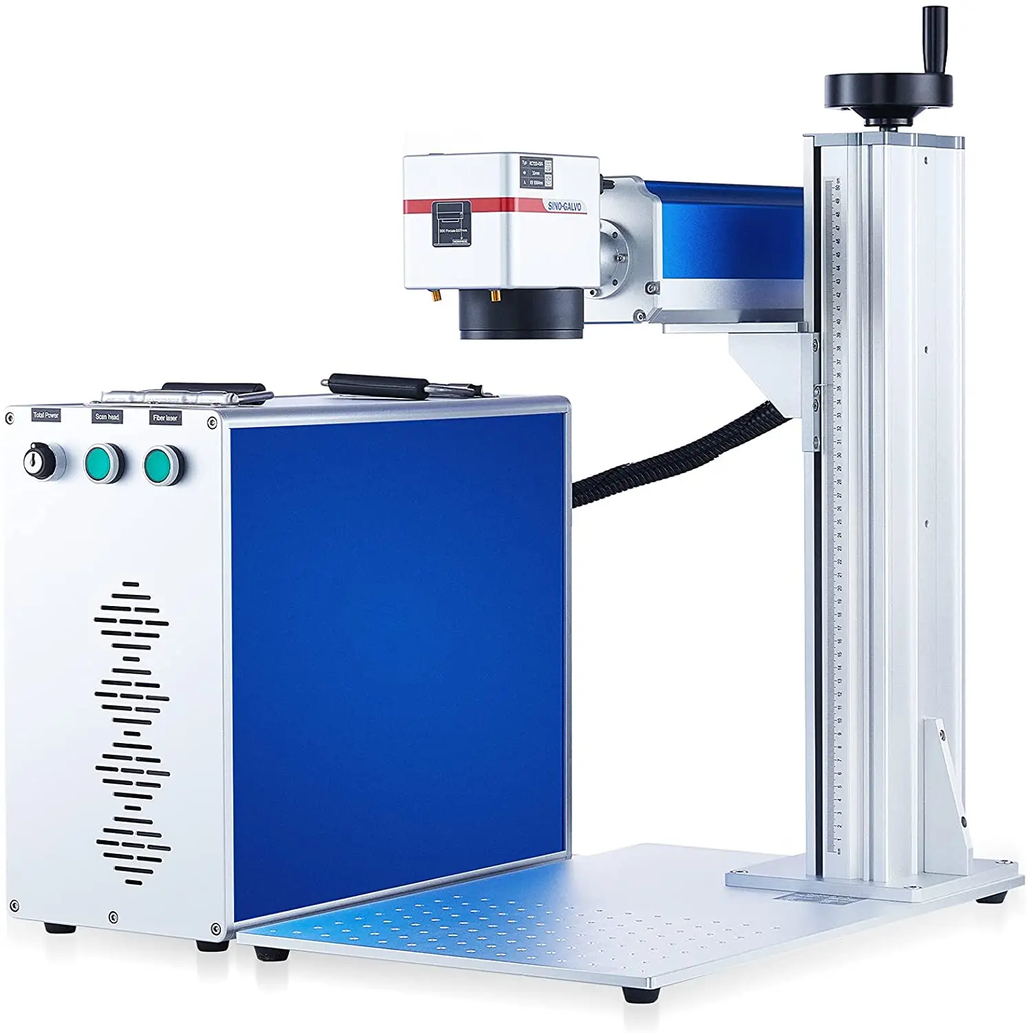 Good price charging cable laser marking machine raycus Max IPG source
