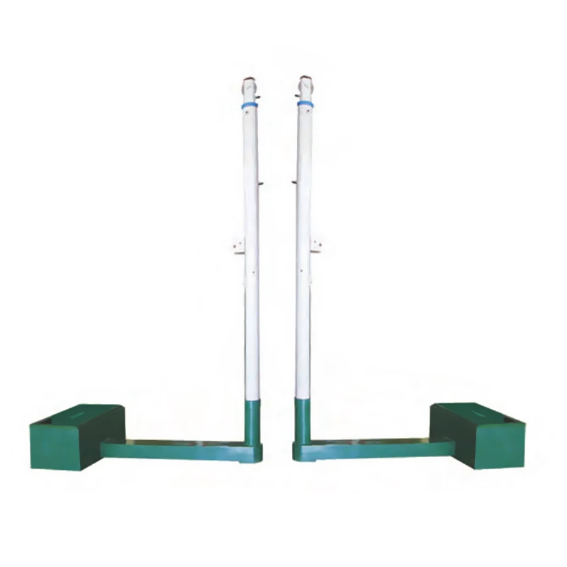 professional factory price adjustable movable stainless steel volleyball post volleyball pole stand
