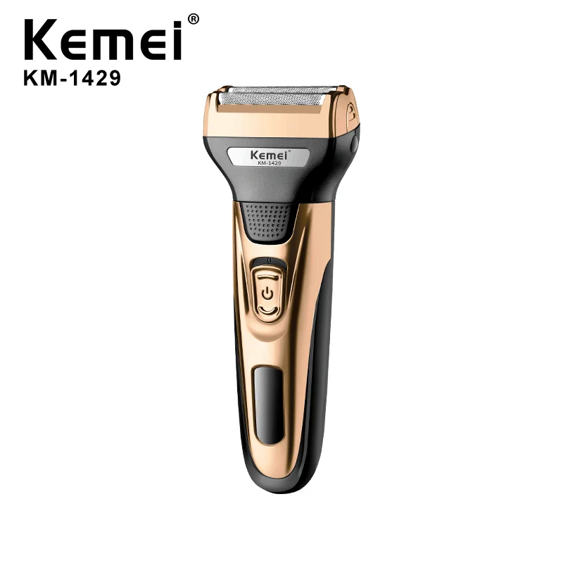 Kemei km-1429 профессиональная электрическая 3 в 1 с возвратно-поступательным движением двойная сетчатая бритва usb-зарядкой