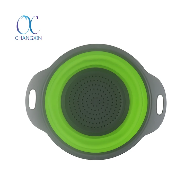 Kitchen Collapsible Colander Portable Fruit Vegetable Basket Wash Drain Basket