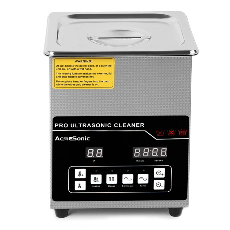 Professional Jewelry Cleaning Machine 2L Jewelry Cleaner Ultrasonic Machine with Heater & Timer