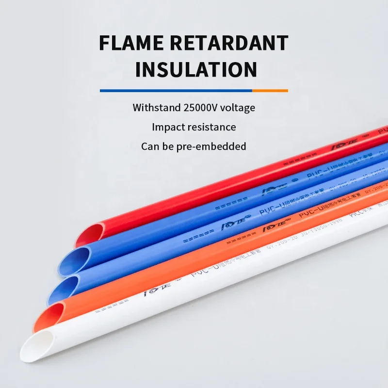 BS Standard Electrical Fitting Pvc Plastic Tube Cable U Type Clip High Quality Pvc Pipe Clamps