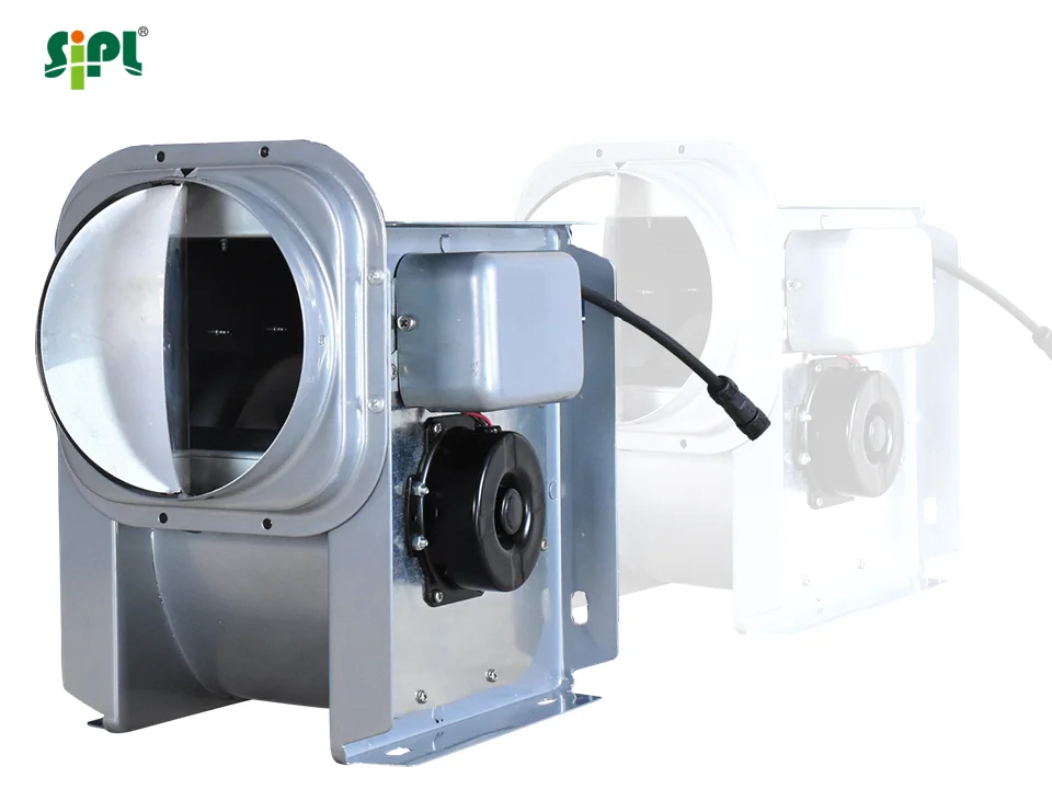 Eco Solar Vent Tool Sunny Multi-Purpose Double Inlet Outlet Ceiling Roof Wall Mount Centrifugal 4' Air Conditioning Exhaust Fan