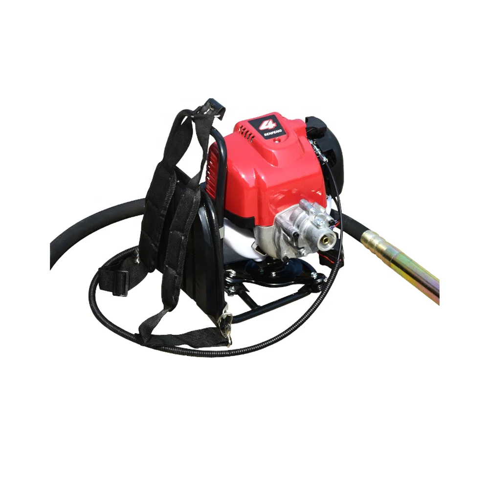 High-Power 1KW Portable Double-Shoulder Vibrating Rod 2.5m Gasoline Concrete Cement External Engine Outdoor Construction Sites
