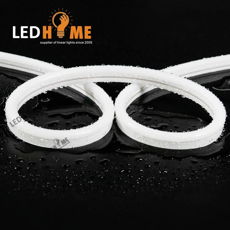 UV Resistance Waterproof IP67 Dome Head LED Silicon Neon Flex Tube Profile for 5mm Slim Flexible LED Strip Light