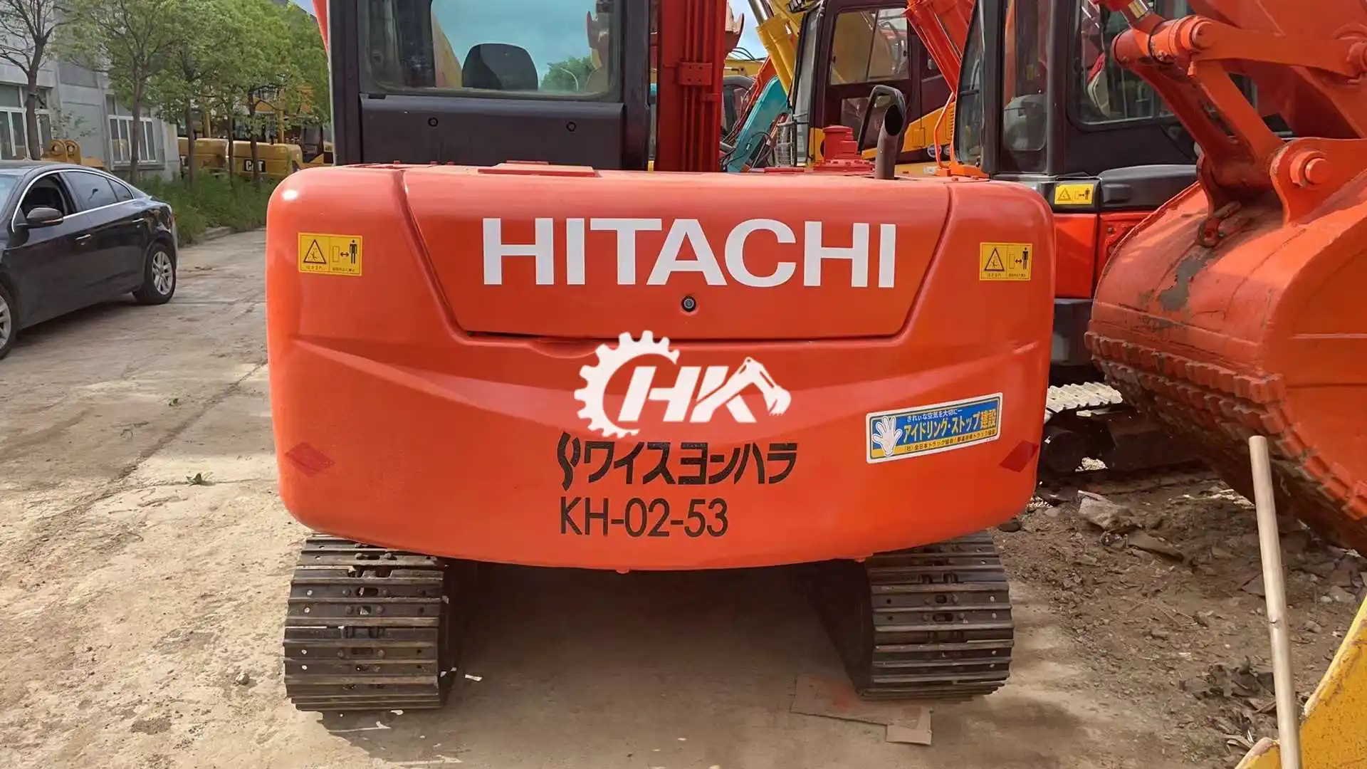 HANG KUI HITACHI 60 6 тонн 90% новый оригинальный японский с EPA CE сельскохозяйственный подержанный экскаватор для копания