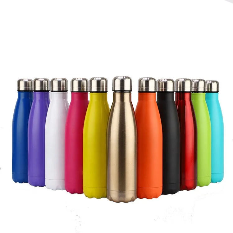 
Wholesale Custom Logo 500ml 750ml 1000ml Metal Eco Friendly Double Wall Vacuum Insulated Sports Stainless Steel Water Bottle 