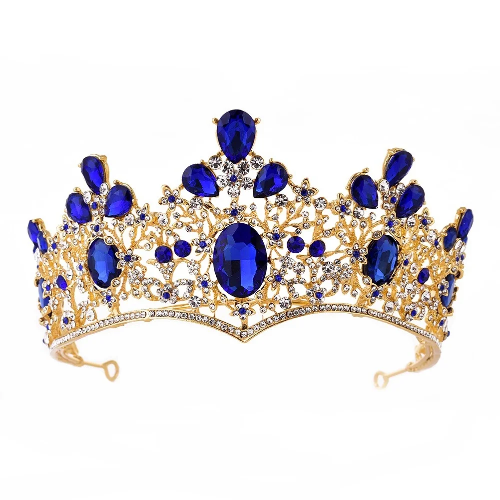 Crystal Crowns and Tiaras with Comb Headband for Girl or Women Birthday Party Wedding Prom Bridal Christmas Valentine Halloween