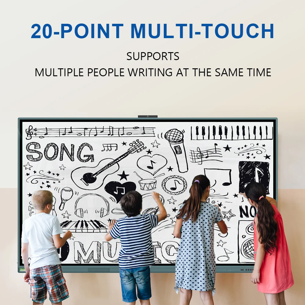 2023 dual systems 65inch interactive whiteboard prices all-in-one pc interactive whiteboard flat panel