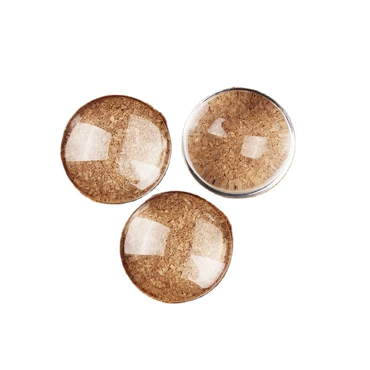 Good Quality 20mm Round Clear Transparent Glass Cabochons for Photos/Picture Clear dome glass cabochon magnifying