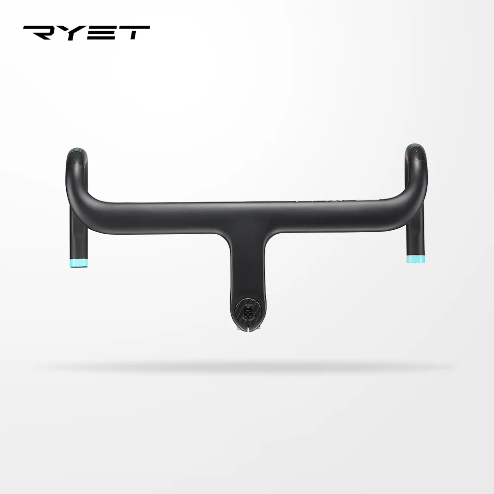 УГЛЕРОДНЫЙ руль велосипеда руль OD2 28,6/31,8 шоссейный велосипед изогнутая планка уменьшение сопротивления полный Скрытый Кабель Встроенный руль