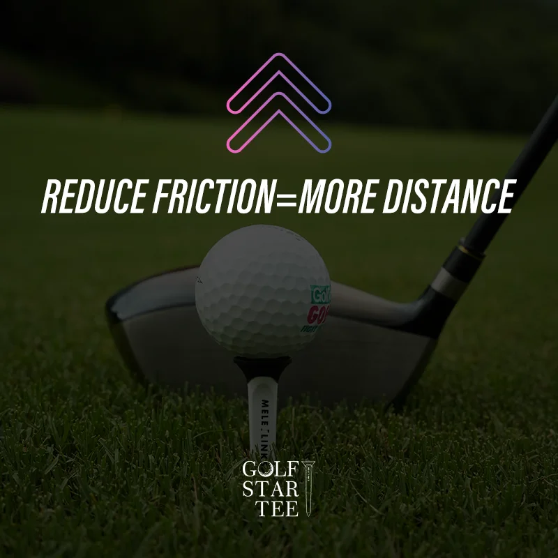 Golf Star Tee Custom Colored Logo Printing Plastic Golf Tees Golf Tees With Logo With High Quality