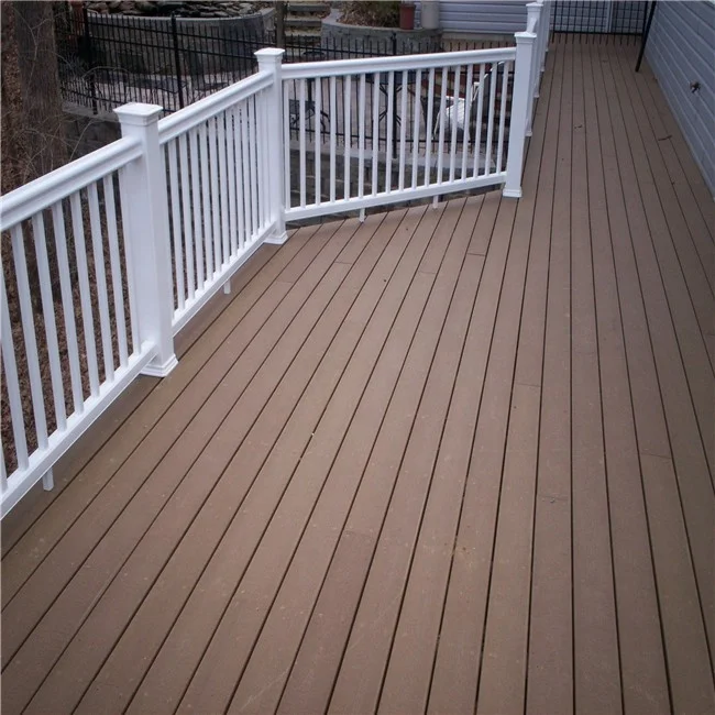 Black Plastic Composite Deck Board/ Wooden Flooring/Timber Interlocking Decking