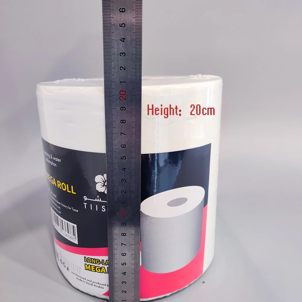 Good quality big hand paper towel roll jumbo 20x20cm 1000g cheap price 2Ply 3Ply 18gsm 19gsm