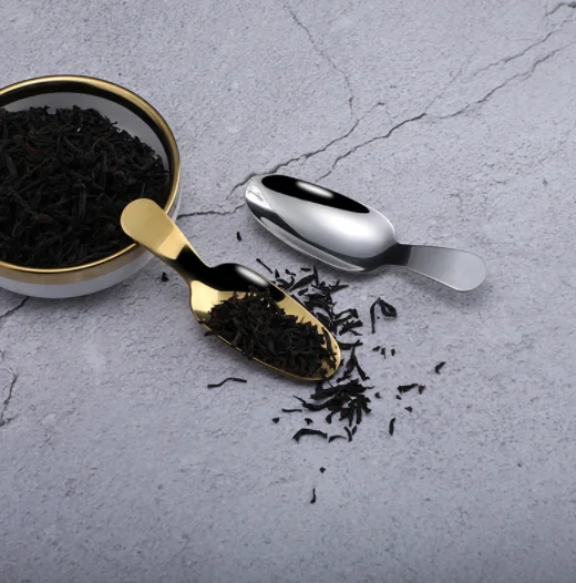 DFK01 короткая ручка китайские Необычные Короткие ложки для чайных листьев лопатка