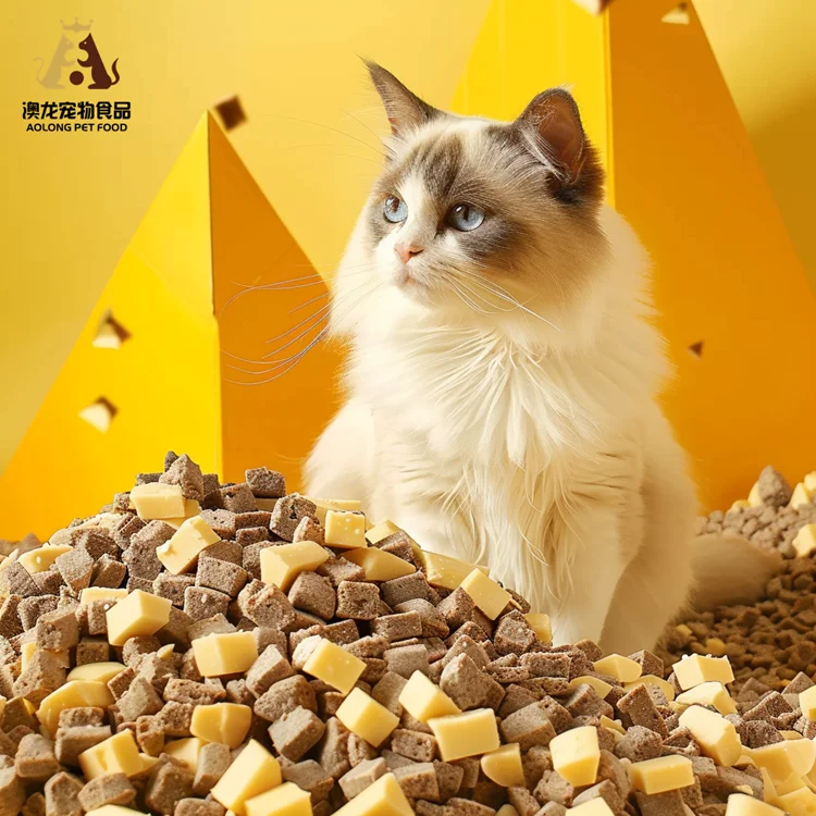 High Quality Extruded Dry Pet Food for Cats Featuring Chicken Duck Beef Ingredients