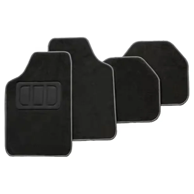 Eco-Friendly PVC/TPR Waterproof Universal Car Mats Customized Pattern Polyester Floor Carpet Mat Set Modern Style