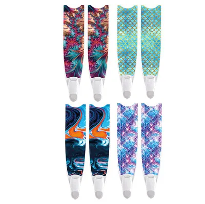 2021 Newest free goddess long webbed customized swimming fin fiber glass pure carbon fiber surf fin feet men scuba diving fins