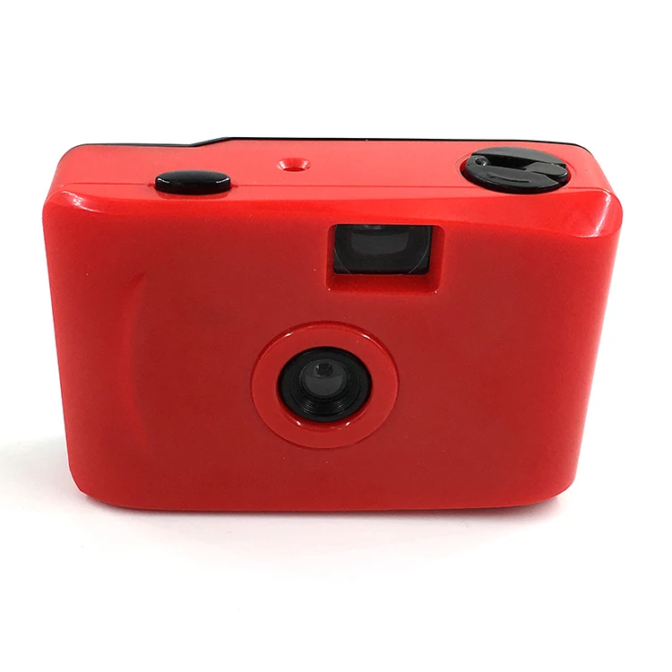 Beestar чистый цвет красный фиксированный фокус ручная винтажная мини 35 мм пленочная камера мгновенная камера