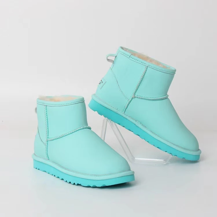 Женские светящиеся классические водонепроницаемые светящиеся в темноте зимние сапоги флуоресцентные зимние сапоги