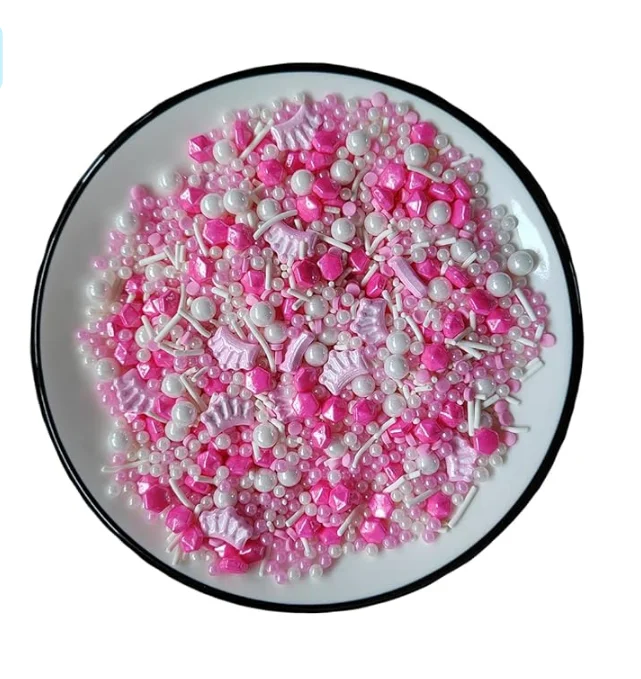 Food Shimmer Powder Edible Pearl Sprinkles Mix for Baking Cake and Cookie Decorating