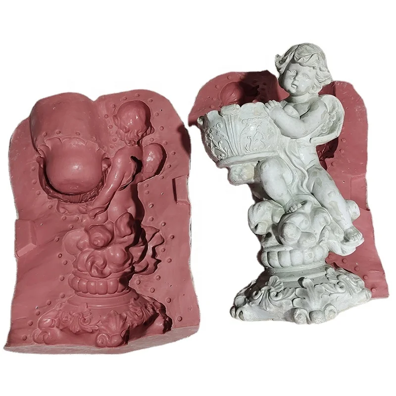 Различные красивые формы из стекловолокна для бетонного горшка индивидуальные бетонные украшения сада большие горшков бетона