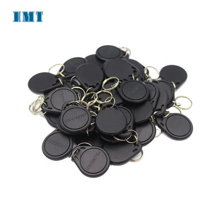waterproof ABS 13.56mhz rewritable UID CUID rfid keyfob rfid tag customized printing logo UID rewritable rfid key tag
