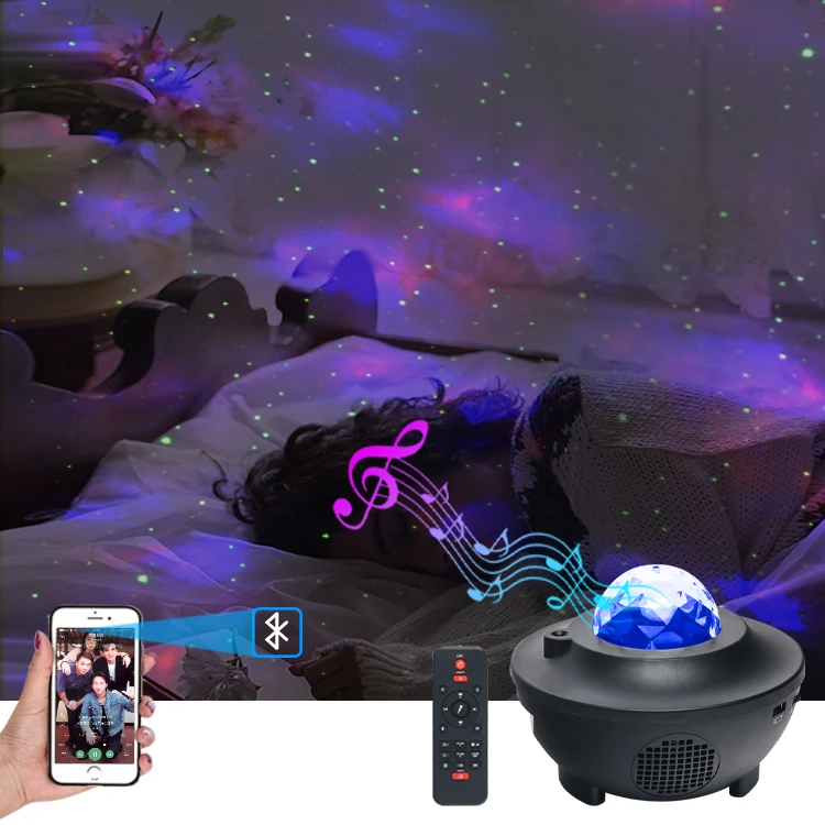 New USB star projector moon light music galaxy projector for decoration galaxy star projector starry sky night light