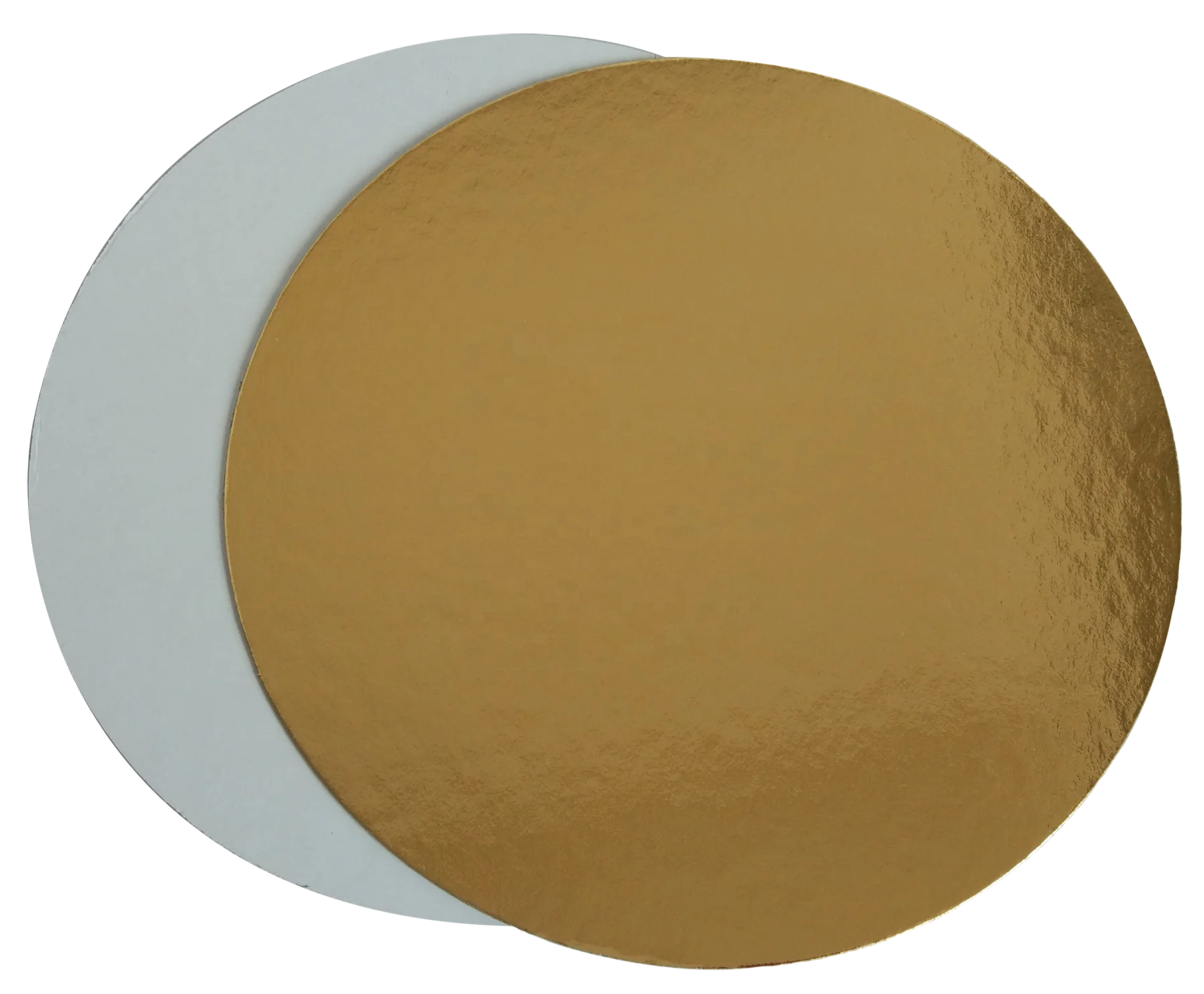 China BOAO factory wholesale round gold foil grease-proof silver cardboard cake tray, cake boards base for cake