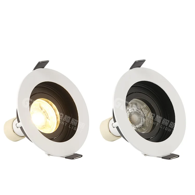 Popular Choose Indoor Ceiling 3watt 5watt 7watt 10watt Recessed Mounted GU10 COB Led Downlight