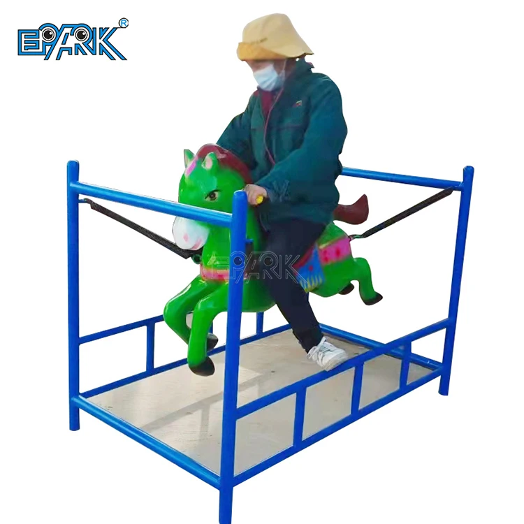 Kids Paradise Antique Spring Horse Multiplayer Kids Interactive Riding Horse