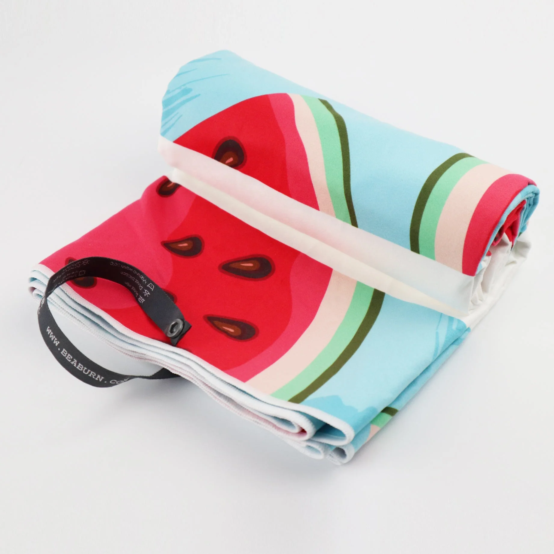 free sample custom low MOQ print anti sand free microfiber beach towel