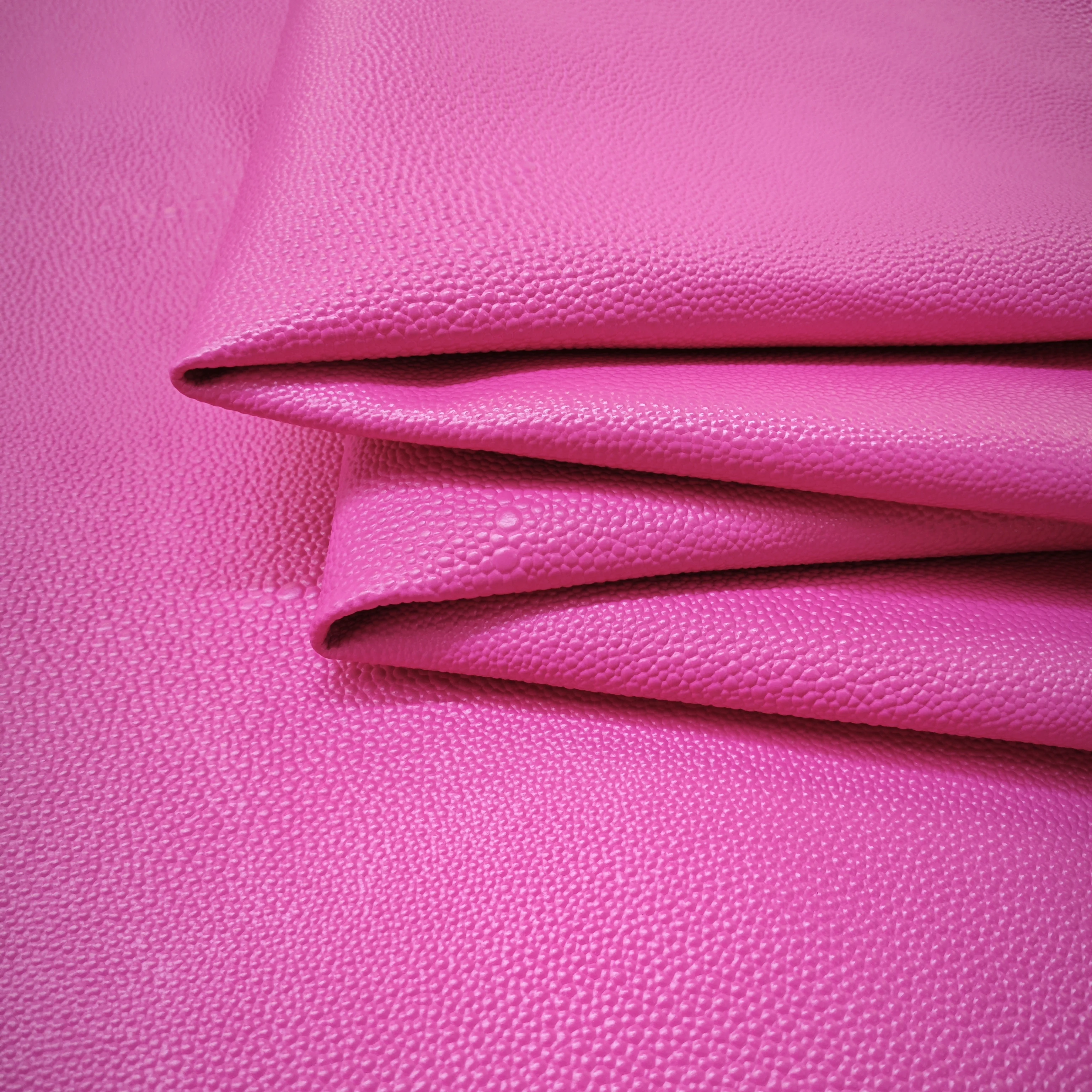 Pink stingray embossing sheepskin genuine sheep garment leather material