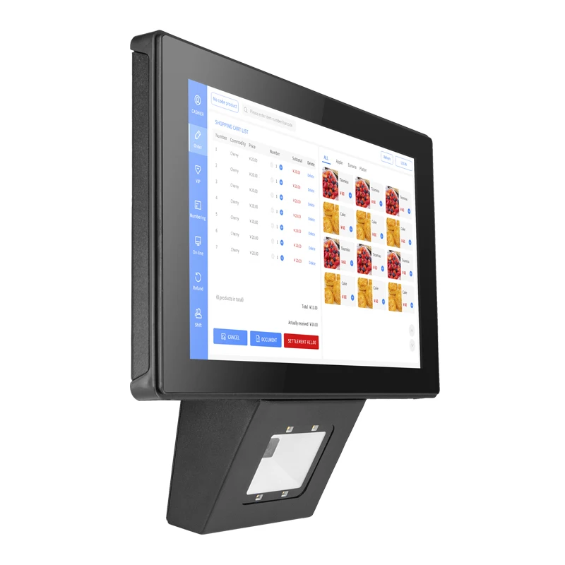 Kiosk 10.1-inch Touch Screen Android Pos System Terminal Price Checker Power Over Ethernet (PoE) with scanner