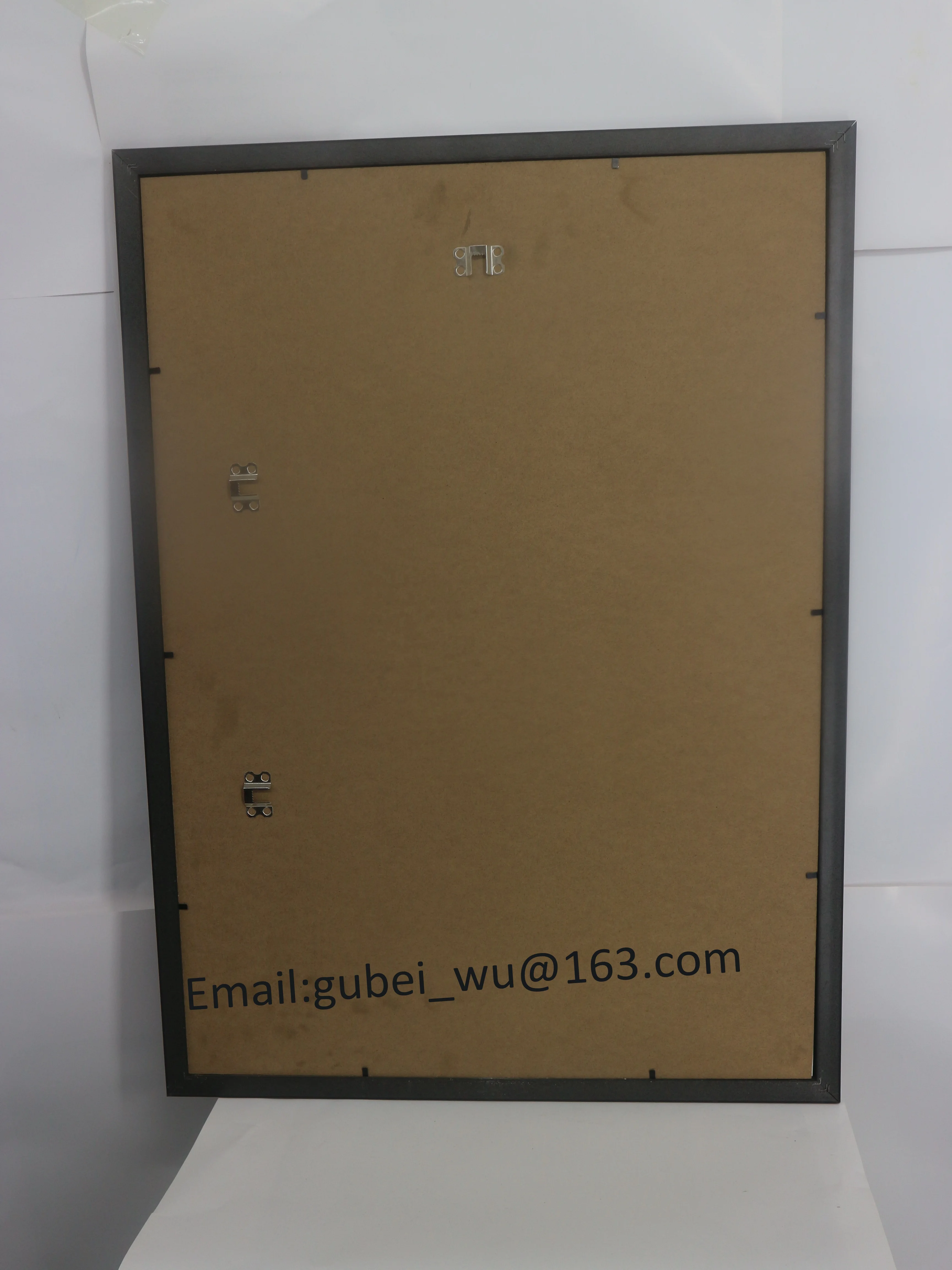 Cheap Custom Black Plate PS Clear Plastic Picture Photo Frame 20x30 25x35 30x40 30x40 Modern Plastic Black Shadow Box Foto Frame