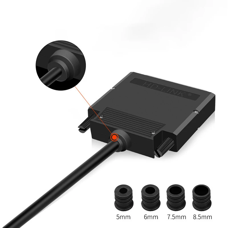 ZXX Factory price Solderless Gold-plated D-SUB DB37 Male Female Connector to Terminal Signal Module Breakout Board adapter