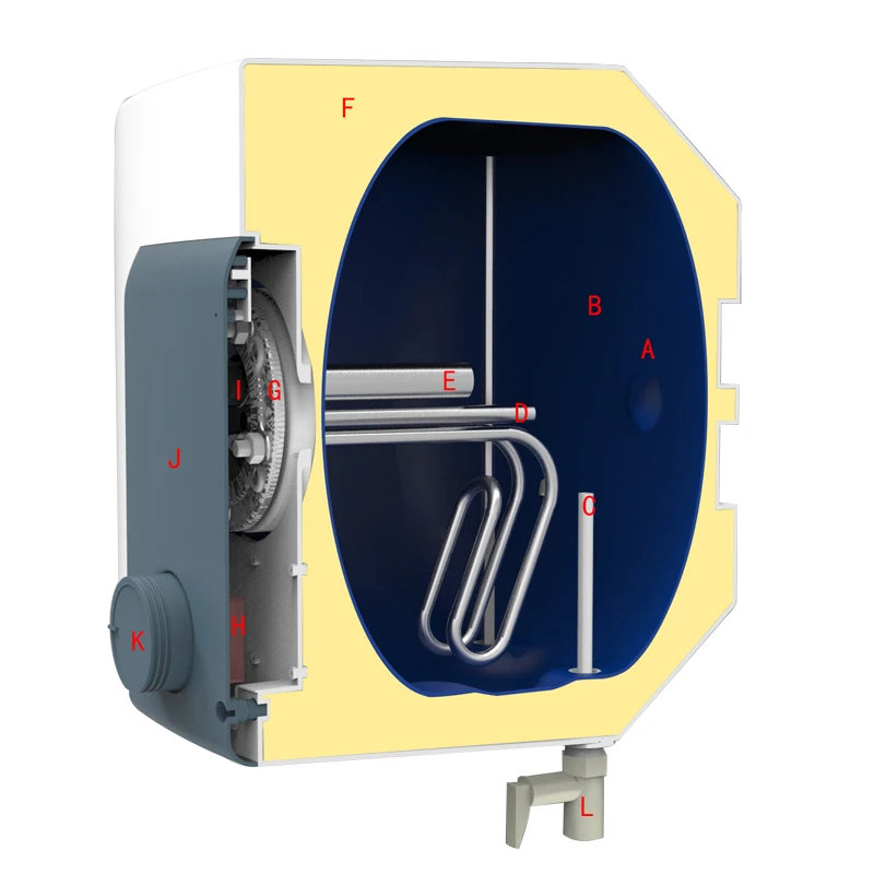 Classic Mini Volume Wall Mounted 6L Kitchen Water Heater Ready to Ship for Wash Hands