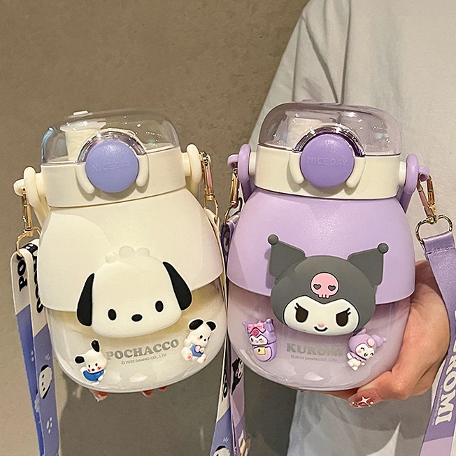 M89 BPA Free 1050ML Cartoon Water Bottles Water Bottle Student Summer Portable Cup Plastic Water Bottle Kids for Kids