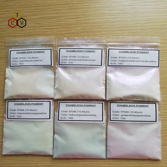 color shift pigment four color series chameleon pigment powder for cosmetics