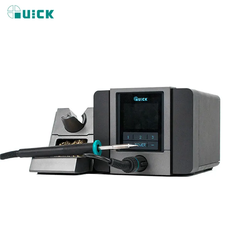 QUICK TS1200A интеллектуальная сенсорная Бессвинцовая паяльная станция 120 Вт