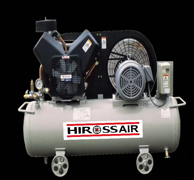 Belt Drive Piston Air Compressor 3 hp 5 hp 10 hp 12V 175PSI Double Cylinder Auto Air Compressor for Hot Sale