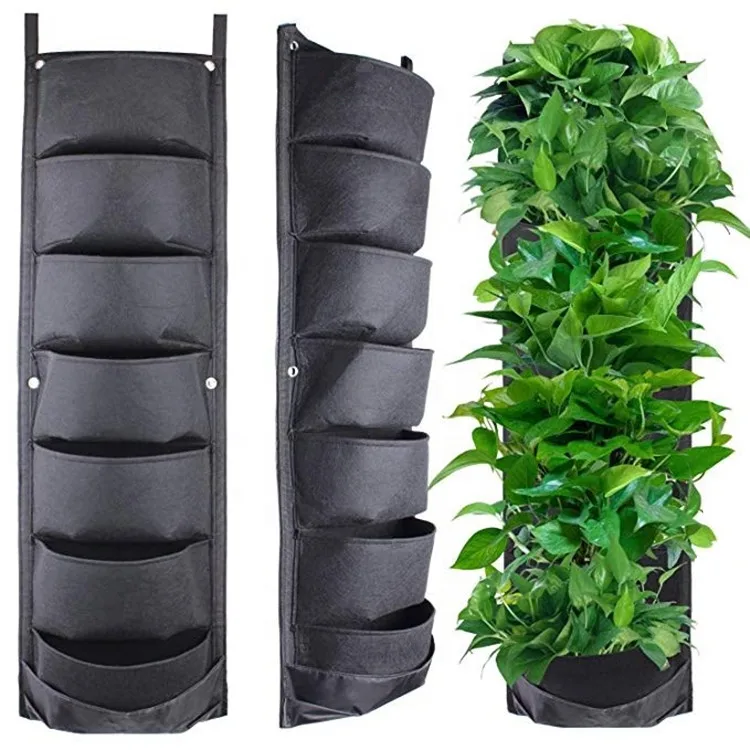 Вертикальные садовые пакеты для выращивания растений из войлочной ткани
