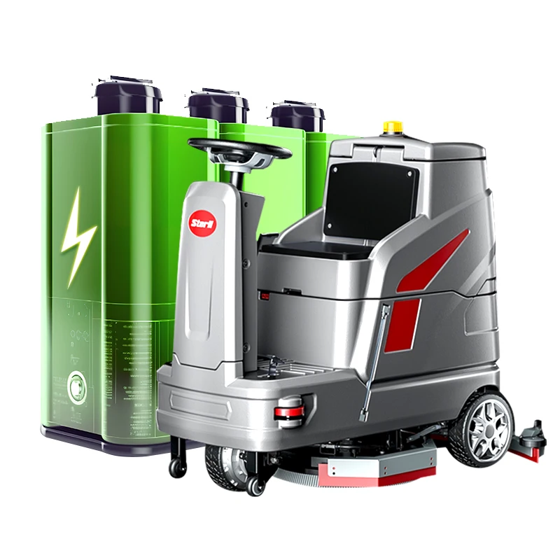 Hot Sale industrial Warehouse Hospital Floor Scrubber Machine With Battery